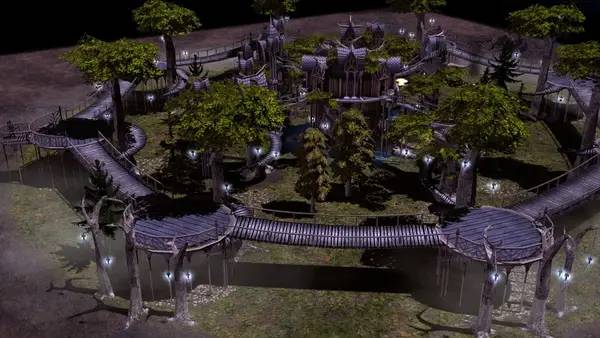 Момент активного игрового действия Battle for Middle-earth 2 Rise of the Witch King - Edain Mod