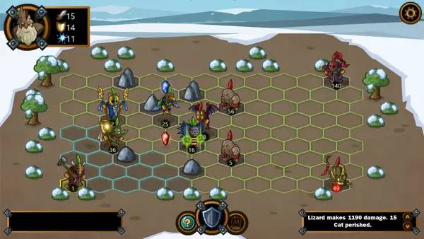 Момент активного игрового действия Beasts Battle