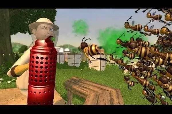 Момент активного игрового действия Bee Movie Game