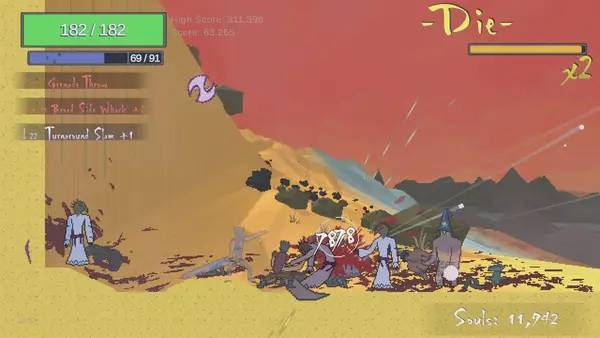 Момент активного игрового действия Berserker's Descent