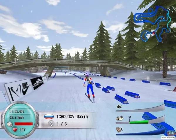 Момент активного игрового действия Biathlon 2006 - Go For Gold