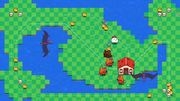 Момент активного игрового действия BigChick