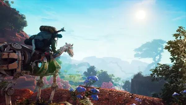 Момент активного игрового действия BIOMUTANT