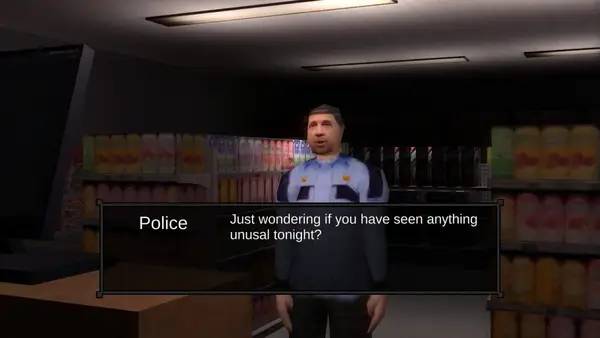 Момент активного игрового действия Bite Night