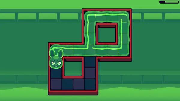 Момент активного игрового действия Blobun