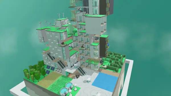 Момент активного игрового действия Block'hood VR