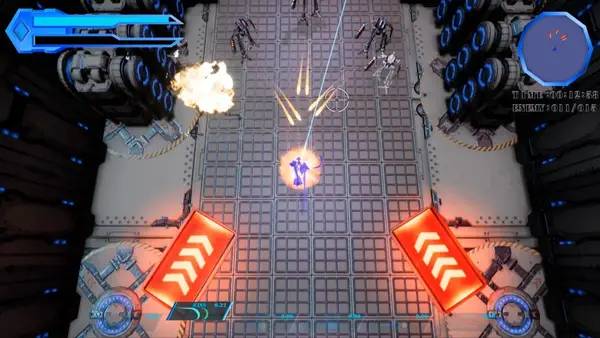 Момент активного игрового действия Blue Crystal