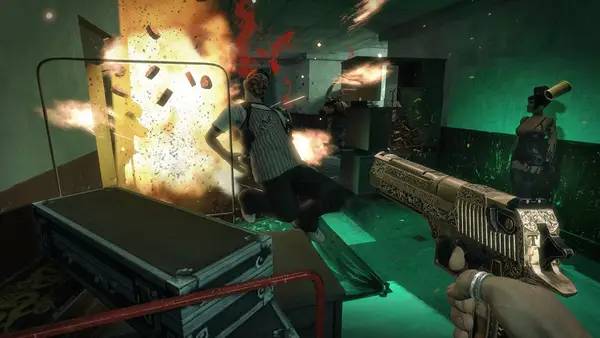 Момент активного игрового действия Blue Estate The Game