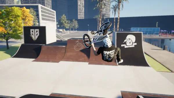 Момент активного игрового действия BMX Bastards