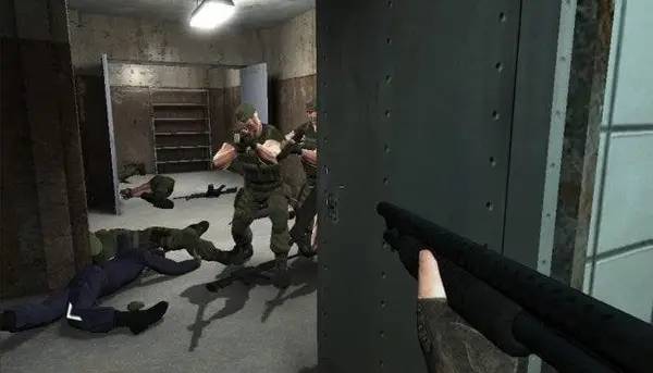 Момент активного игрового действия Боец спецназа фскн россии