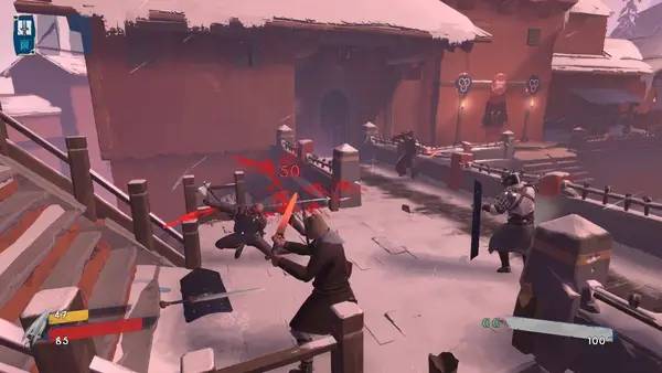 Момент активного игрового действия Boreal Blade