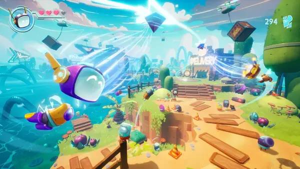 Момент активного игрового действия Boti Byteland Overclocked