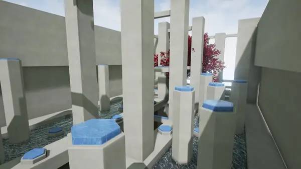 Момент активного игрового действия Bunny Hop League