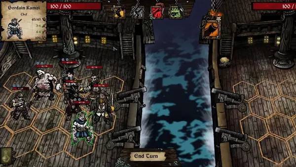 Момент активного игрового действия Captains and Cannons