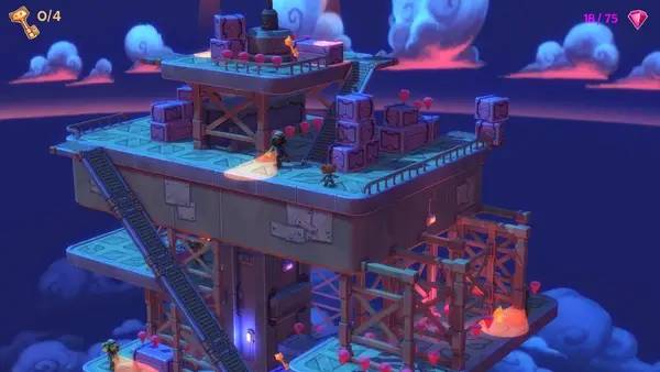 Момент активного игрового действия Cat Burglar A Tail of Purrsuit