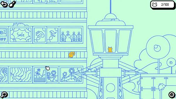 Момент активного игрового действия Cats and Seek Osaka