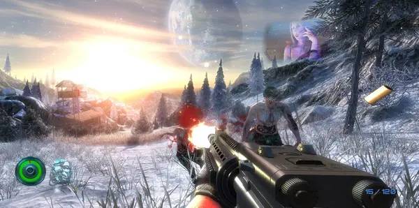 Момент активного игрового действия Chasing Dead