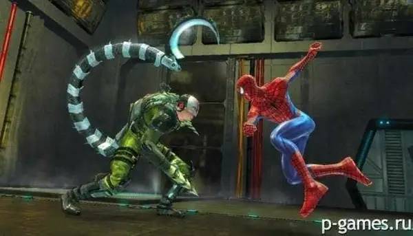 Момент активного игрового действия Человек-Паук 3