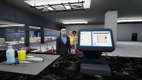 Момент активного игрового действия Cinemaster Cinema Simulator