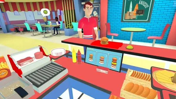 Момент активного игрового действия Clash of Chefs VR