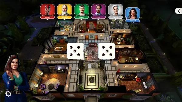 Момент активного игрового действия Clue Cluedo
