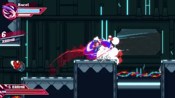 Момент активного игрового действия CODE Bunny