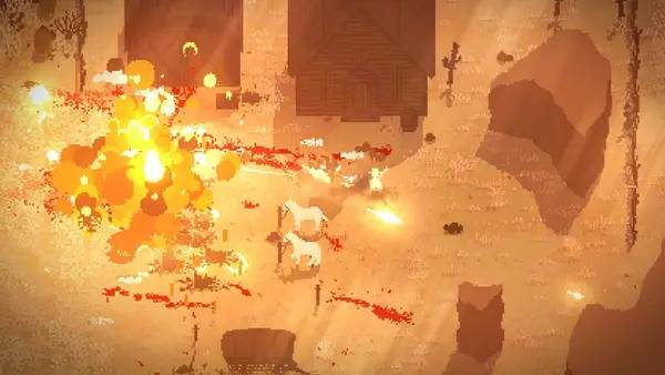 Момент активного игрового действия Colt Canyon