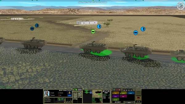Момент активного игрового действия Combat Mission Shock Force