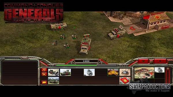 Момент активного игрового действия Command & Conquer Generals - Rise of the Reds