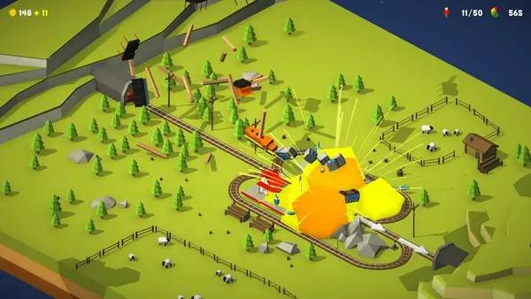 Момент активного игрового действия Conduct DELUXE!