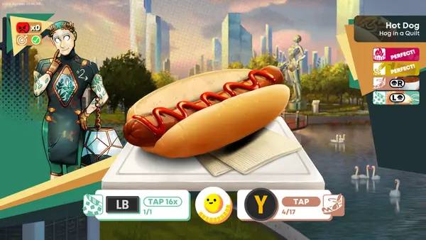 Момент активного игрового действия Cook Serve Forever