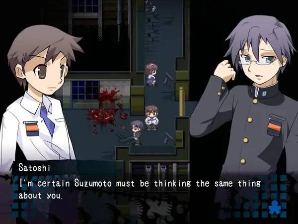 Момент активного игрового действия Corpse Party
