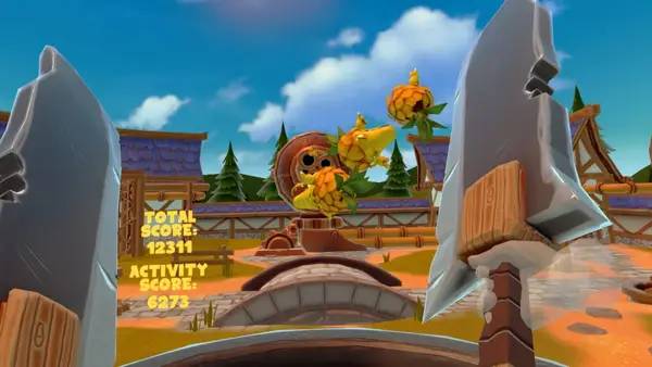 Момент активного игрового действия Crazy Cook