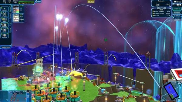 Момент активного игрового действия Creeper World 4