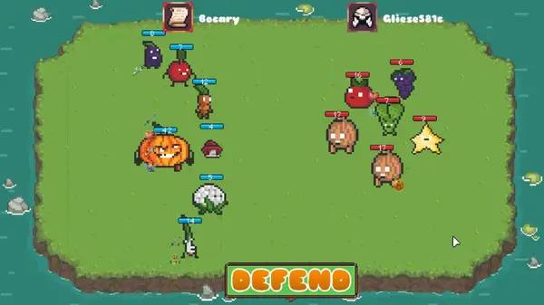 Момент активного игрового действия CROPS!