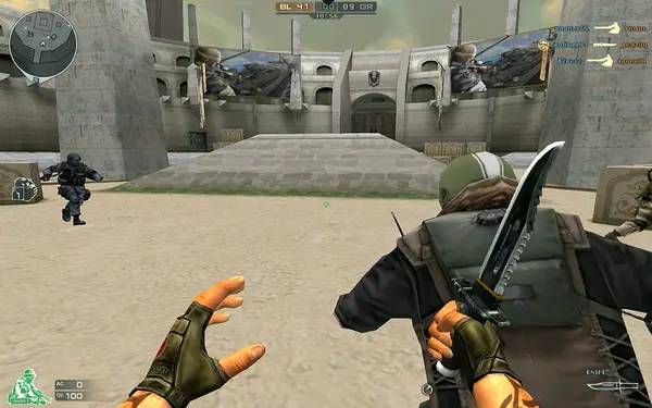 Момент активного игрового действия Cross Fire