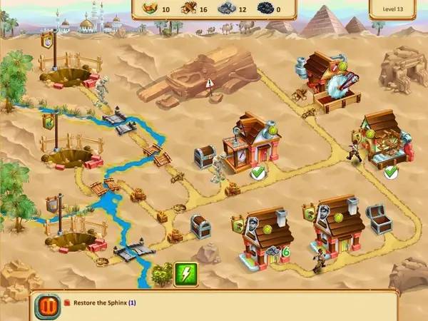 Момент активного игрового действия Crown of the Empire