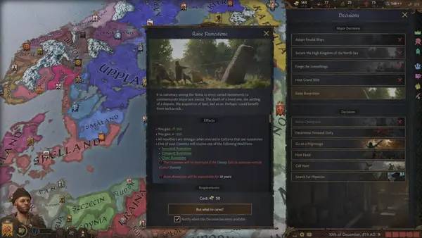 Момент активного игрового действия Crusader Kings 3 Northern Lords