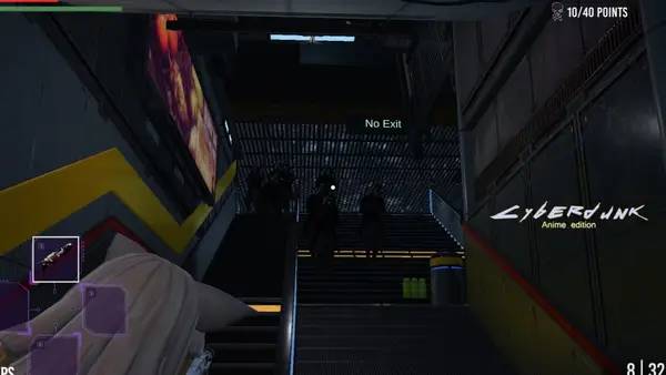 Момент активного игрового действия Cyberdunk Anime Edition