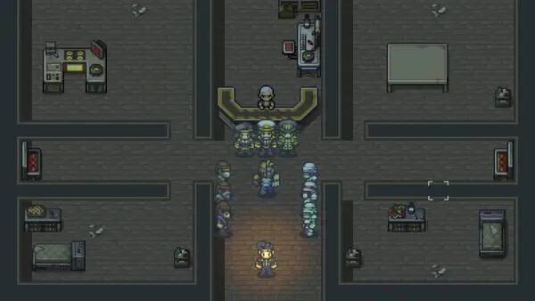 Момент активного игрового действия Cyberpunk Fighting