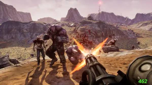 Момент активного игрового действия Cyborg Arena 2