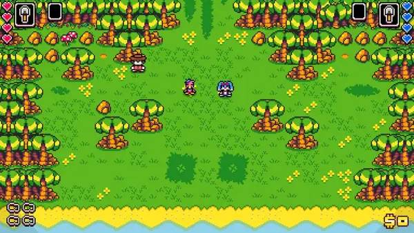 Момент активного игрового действия Dandy and Randy DX