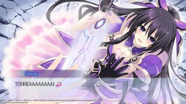 Момент активного игрового действия DATE A LIVE Rio Reincarnation