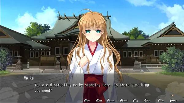Момент активного игрового действия Dawn of Kagura  Maika's Story - The Dragon's Wrath