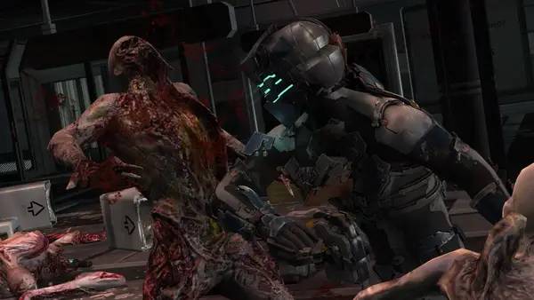 Момент активного игрового действия Dead Space 2