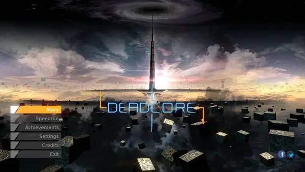 Момент активного игрового действия DeadCore