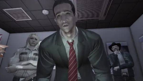 Момент активного игрового действия Deadly Premonition The Director's Cut