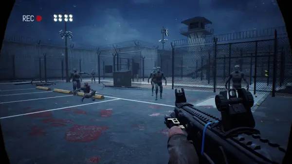 Момент активного игрового действия Death Row Escape