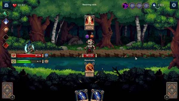 Момент активного игрового действия Deck of Souls