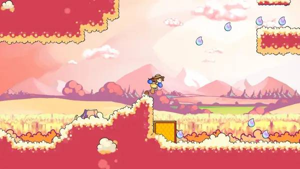 Момент активного игрового действия Decline's Drops